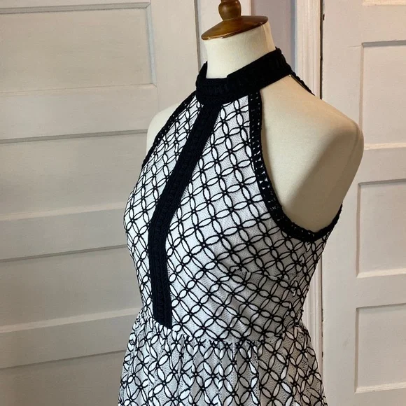 Eri + Ali Ninetta Lace‎ Black White Dress, Size 4 - Picture 15 of 17